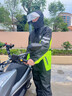 圖咕鹿雨衣雨褲特大號加肥加大套裝大碼騎行男女分體長(cháng)款全身防暴雨雨披 特大碼黑綠旗艦款 5XL（200斤-240斤） 曬單實(shí)拍圖