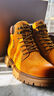 駱駝（CAMEL）【王俊凱同款】馬丁靴男鞋秋冬2025新款大黃靴女戶(hù)外工裝登山靴子 GE122W7757T 金黃色（男款） 42 曬單實(shí)拍圖