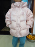 MiniPeace太平鳥(niǎo)童裝冬新女童羽絨服FBACF4534 晶玫粉 140cm 曬單實(shí)拍圖