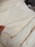 李官奇51%生物基華夫格大豆被春秋被夏被冬被子母被宿舍被芯全棉 米白色 200*230cm 單條7.8斤冬被 曬單實(shí)拍圖