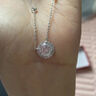 蒂瑞珂莫桑鉆一克拉點(diǎn)點(diǎn)星光項鏈女鎖骨鏈銀飾女友老婆生日禮物520禮物 點(diǎn)點(diǎn)星光項鏈 配證書(shū)+燈光禮盒 曬單實(shí)拍圖