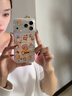 素洛適用蘋(píng)果17promax手機殼卡通星星人插畫(huà)iPhone16pro日韓創(chuàng  )意超好看15高級感帶掛鏈14可愛(ài)大孔防摔 星星小人插畫(huà)【單殼】 iPhone 17 Pro Max 曬單實(shí)拍圖