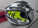 YOHE  永恒3C頭盔摩托車(chē)頭盔四季男女半盔保暖安全帽雙鏡片大半盔868 黑黃灰花3C 3XL碼 建議（60-62m) 曬單實(shí)拍圖