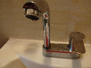 專(zhuān)柜正品面盆水龍頭冷熱老式雙孔三孔浴室衛生間全銅洗手盆水龍頭 全銅加厚轉動(dòng)款（冷熱水） 曬單實(shí)拍圖