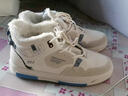 爾克鴻星爾克高幫男鞋韓版潮運動(dòng)鞋休閑鞋板鞋小白鞋加絨加厚棉鞋 T019米色加絨款+T019米色加 加絨 39 (245mm) 曬單實(shí)拍圖