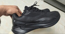 特步男鞋運動(dòng)跑步鞋輕悅冬季保暖防潑水革面通勤跑步鞋子男 黑 41 曬單實(shí)拍圖