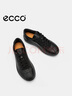 愛(ài)步（ECCO）德訓鞋男 休閑鞋男士板鞋復古牛皮男鞋 柔酷零點(diǎn)537764 HL 黑色53776401001 42 曬單實(shí)拍圖