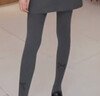 菇娘家灰色打底褲保暖連褲襪女秋冬加絨格雷褲光腿神器可外穿顯瘦大碼 曬單實(shí)拍圖