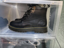 馬克華菲馬丁靴男士2025秋冬季棉鞋加絨雪地靴高幫男鞋靴子 純黑加絨 43 曬單實(shí)拍圖