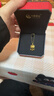 中國黃金（CHINA GOLD）平安鎖長(cháng)命鎖黃金項鏈女999足金吊墜平安夜圣誕節禮物送女朋友 足金平安鎖吊墜 金重約1g【贈銀鏈】 曬單實(shí)拍圖