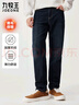 九牧王男褲牛仔褲男【空氣牛仔褲PRO冬版】秋冬季透汽植絨保暖褲子男 曬單實(shí)拍圖