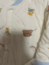 婧麒新生嬰幼兒衣服秋冬保暖夾棉連體衣小月齡寶寶無(wú)骨外出哈衣秋 云朵小熊【40g棉連體衣】 80cm  【9-18個(gè)月建議體重8.5-10kg】 曬單實(shí)拍圖