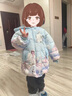 G.duck小黃鴨女童羽絨棉服冬季加厚兒童愛(ài)莎公主棉衣女孩棉襖寶寶外套 粉色 90 尺碼1~2歲【 80-90cm】 曬單實(shí)拍圖