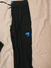 NEDAO內道靈動(dòng)力拉毛收納緊身長(cháng)褲男士帶腰包彈力保暖跑步訓練運動(dòng)長(cháng)褲 夜跑黑4.0 L 曬單實(shí)拍圖