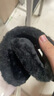 回力耳罩男冬季加絨保暖防凍耳套女護耳后戴式耳捂子防寒騎行耳包 黑色【升級版 易折疊收納】 曬單實(shí)拍圖