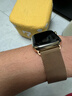 W&P新款適用蘋(píng)果手表表帶apple watch ultra3/2米蘭尼斯金屬不銹鋼表帶iwatch S11/10/9/8/7/SE3 金42 曬單實(shí)拍圖