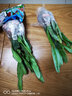 金枝景令箭荷花 仙人掌多肉植物 葉片扦插苗 帶根發(fā)貨 紫紅10~20厘米高 不含盆 曬單實(shí)拍圖