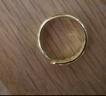 周六福（ZLF）新年禮物  黃金戒指足金情侶對戒SimpleLove結婚戒指活口 計價(jià)T 單只 女戒14號-3.52g 曬單實(shí)拍圖