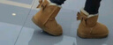 小羊沃利woollykids真皮男女寶寶雪地靴冬季加毛防滑皮毛一體童鞋 栗子黃 26 適合腳長(cháng)15.0cm 曬單實(shí)拍圖