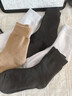 頂瓜瓜毛絨襪子女冬季中筒襪7A抗菌防臭吸汗透氣加絨加厚睡眠保暖月子襪 曬單實(shí)拍圖