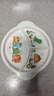 五和小恐龍兒童餐盤(pán)餐具分格吃飯餐盤(pán)輔食碗吃飯食品級密胺材質(zhì)兩件套 曬單實(shí)拍圖