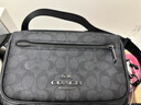 蔻馳（COACH）【品牌直供】新年禮物男士ELIAS小號單肩手提斜挎包炭黑色CZ401 曬單實(shí)拍圖