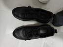 奧康（Aokang）秋季新款休閑皮鞋輕便運動(dòng)鞋時(shí)尚系帶百搭鞋子黑色40碼 曬單實(shí)拍圖