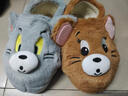 韓版風(fēng)貓和老鼠湯姆杰瑞棉拖鞋男女冬季可愛(ài)情侶保暖毛毛鞋ins風(fēng) 灰棕色半包款【鴛鴦湯姆杰瑞】 36-37 【適合35-36腳】 曬單實(shí)拍圖