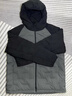 蕉內氫氣502Air男士連帽輕薄羽絨服通勤保暖外套冬季防風(fēng)大衣新款 暗影灰撞黑色 L 曬單實(shí)拍圖
