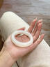 風(fēng)將軍【我們的故事】天然a貨正品新疆白月光羊脂白玉和田玉手鐲子女款 58mm-59mm【附贈鑒定證書(shū)+高端禮品】 曬單實(shí)拍圖