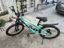 梅隆山地自行車(chē)越野變速公路車(chē)青少年學(xué)生單車(chē)減震輕便單車(chē) SR370-比安奇綠 24英寸 24速 曬單實(shí)拍圖