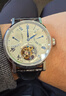 海鷗手表手動(dòng)上鏈陀飛輪機械男表星期日歷多功能?chē)?24 818.924（鋼殼） 曬單實(shí)拍圖