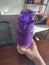 香味保溫杯女士高顏值304不銹鋼水杯兒童學(xué)生白開(kāi)水喝出果味杯子 紫色漸變700ml保溫杯+5味環(huán) 曬單實(shí)拍圖