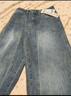 衣品天成高端復古牛仔褲女2025秋季高腰寬松休閑闊腿褲拖地彎刀褲子女 曬單實(shí)拍圖