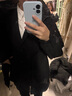 古緹琪職業(yè)西裝套裝女酒店經(jīng)理工作服春秋職業(yè)裝女裝套裝正裝女西服外套 黑色西裝+褲子 XL 曬單實(shí)拍圖