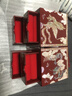 螺鈿漆器首飾盒高檔貝殼新婚結婚禮物陪嫁生日禮品平遙非遺收納盒 龍鳳呈祥-對開(kāi)四抽屜 曬單實(shí)拍圖
