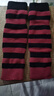 暖戀經(jīng)典拉毛基本厚加絨護膝條紋保暖護膝均碼WA-66 紅藍條紋 M-L 曬單實(shí)拍圖