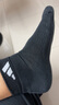 阿迪達斯 （adidas）男女運動(dòng)襪訓練襪休閑襪三雙裝襪子JC9272 黑色/白 L 曬單實(shí)拍圖