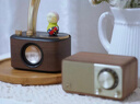JBLV柏林之聲高端復古無(wú)線(xiàn)藍牙音響小型音質(zhì)超好的音箱桌面復古木制客廳家用便攜式收音機生日節日禮物 香檳金 曬單實(shí)拍圖