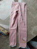 巴布豆女童春秋打底褲兒童寶寶透氣外穿褲子秋季薄款長(cháng)褲110粉 曬單實(shí)拍圖