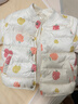 戴維貝拉（DAVE＆BELLA）輕薄兒童羽絨服女童外套男童衣服寶寶嬰幼兒小童羽絨內(nèi)膽男孩冬裝 杏色底印花 80 cm（建議身高73-80cm） 曬單實拍圖