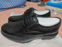 百麗男鞋布洛克商務(wù)真牛皮鞋25秋通勤增高厚底正裝鞋A2065CM5 黑色 42 曬單實(shí)拍圖