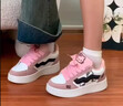 原創(chuàng  )少女心黑粉色面包鞋女ins潮2026春秋新款板鞋百搭休閑小白鞋 灰色【升級款專(zhuān)柜版】 40 曬單實(shí)拍圖