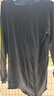 NYING美式重磅純棉正肩長(cháng)袖t恤男25春秋季新款潮流休閑大碼寬松上衣服 黑色 M （85-105斤） 曬單實(shí)拍圖