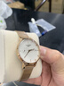 LOSENGS新款女士手表全自動(dòng)機械表防水時(shí)尚情人節禮物專(zhuān)用女表 升級版玫金白面+送皮帶 曬單實(shí)拍圖