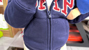 蓋璞【大小童同款】男女童2025秋季新款logo抓絨連帽衛衣804633 曬單實(shí)拍圖