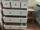 愛(ài)迪威五斗柜實(shí)木特價(jià)清倉臥室抽屜儲物柜客廳收納柜子家用五斗櫥斗柜 60cm長(cháng)4層米白色-整體送貨 整裝 曬單實(shí)拍圖