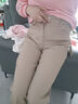 AEMAPE牛仔褲女2025春秋冬季女加絨外穿直筒褲時(shí)尚休閑加絨褲子女 MX-1099_卡其色_長(cháng)褲_ 加絨 28 【95-105斤】 曬單實(shí)拍圖