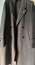 威可多（VICUTU）航海家商務(wù)男中長(cháng)款大衣雙面呢內膽正裝升級版外套隕石灰180/96A 曬單實(shí)拍圖