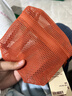 無(wú)印良品（MUJI）再生聚酯纖維 立體網(wǎng)眼袋 橙色 約16x11x5cm 曬單實(shí)拍圖